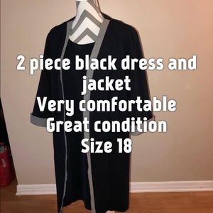 2 piece jacket and dress